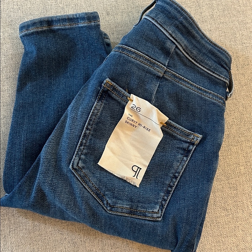 Pilcro Curvy Hi Rise Skinny Jeans Women's Size 26